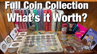 How Much is My Coin Collection Worth after 3 Years  Full collection video [upl. by Bruell]