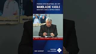 Manolache Vasile  SOS Romania  Senator in judetul Bistrita Nasaud [upl. by Chessy]