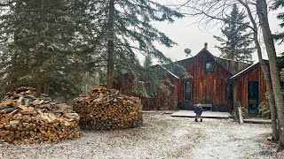 Preparing our Diesel Generator for Winter Off Grid at our Cabin in Canada [upl. by Aeli807]