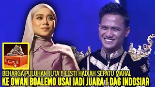 LESTI HADIAHKAN SEPASANG SEPATU MEWAH KE OWAN BOALEMO SETELAH JADI PEMENANG DI DA6 INDOSIAR [upl. by Arihat457]