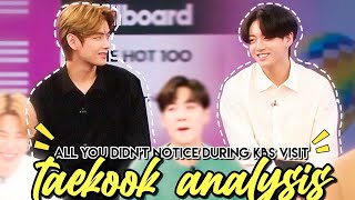 Tudo que você não notou entre TaeKook na visita á KBS  TaeKook Análise 2020 [upl. by Aerda50]