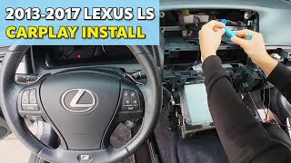 20132017 Lexus LS  BeatSonic SConnect Wireless CarPlay Installation [upl. by Fritzsche948]