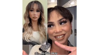 How to go from Pixie cut to Long hair in just Minutes  Senna Elise [upl. by Ahsemac268]