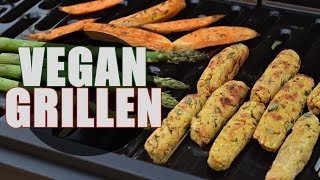 vegane Würstchen Rezept  gesund und lecker grillen für Veganer  Vegetarier [upl. by Leah]