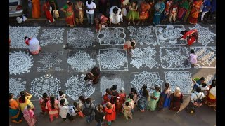 Mylapore festival  Mylapore kolam contest  Rangoli contest [upl. by Amein109]