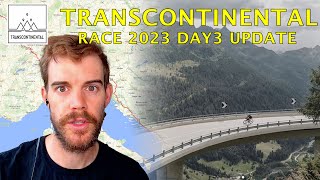 THE TRANSCONTINENTAL RACE 2023 DAY 3 UPDATE Robin Gemperle first to CP1 [upl. by Anaitsirhc]