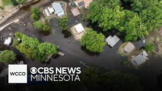 Minnesota town recovers from extensive flood waters [upl. by Housen607]