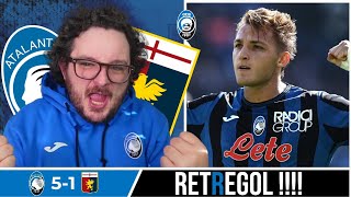 TRIPLETTA DI RETEGUI ATALANTA  GENOA 51 [upl. by Ahseiyt]