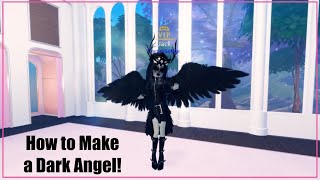 How to Make a Dark Angel  Dress to Impress [upl. by Katha]