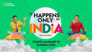 It Happens Only in India  Premieres January 15  National Geographic [upl. by Gilbertina]