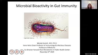 quotMicrobial Bioactivity in Gut Immunityquot by Dr Wendy Garrett [upl. by Deron]