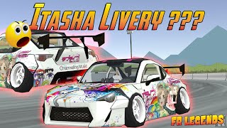 FR LEGENDS • NEW LIVERY FOR GT86  ITASHA LIVERY [upl. by Htiffirg]