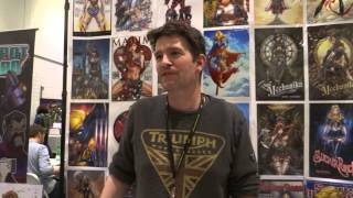 Interview with Jamie Tyndall at London Super Comic Convention LSCC 2014 [upl. by Lose]