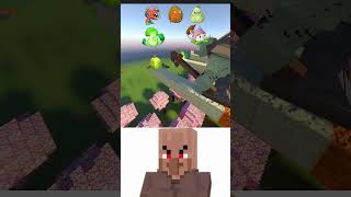 Minecraft pvz 1 vs Oi Oi Oi villager reaction💀 😐 minecraft memes shorts [upl. by Wyatt]