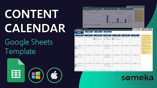 Content Calendar Template  Google Sheets Template Every Marketer Needs [upl. by Kingsly]