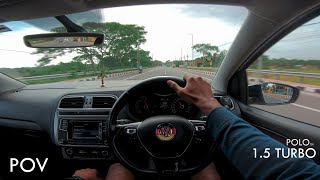 POV Drive  VW Polo  Turbo 15 TDI  GoPro HERO 7  Kerala roads [upl. by Dagley]