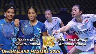 Febriana DwipujiAmallia Cahaya vs Treesa JollyGayatri Pullela  QF Thailand Masters 2024 [upl. by Nnaeel]