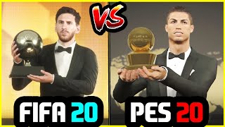 FIFA 20 CAREER MODE vs PES 20 MASTER LEAGUE [upl. by Oiramej635]