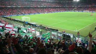 NORTHERN IRELAND FANS BASEL WORLD CUP PLAYOFF quot ITS THE ULSTER BOYS MAKING ALL THE NOISEquot [upl. by Madelina]