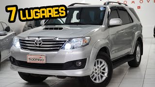 MELHOR SUV 7 LUGARES DO MERCADO TOYOTA HILUX SW4 DIESEL [upl. by Ardnahcal]