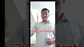 Confidant Vs Confident  Use correct English  be smart english speaker [upl. by Keon598]