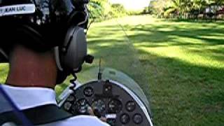 Gyrocopter ride from Flying Crocodrile airfield over Samara beach [upl. by Ellegna]