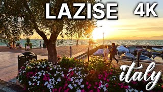 LAZISE  Lake Garda  Complete Tour 4K  Lago di Garda 2023  Italy [upl. by Ynatsed]