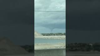 Tornadoes hit Florida ahead of Hurricane Milton hurricanemilton tornado [upl. by Wallache]