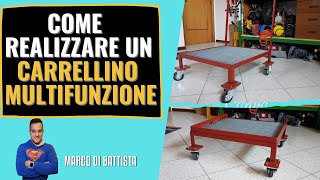 Come realizzare un CARRELLINO MULTIUSO fai da te con pochi soldi [upl. by Elburt]