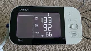 Omron 10 Series® Wireless Upper Arm Blood Pressure Monitor Model  BP7450 [upl. by Pietrek]