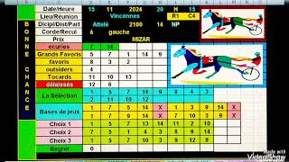 Pronostics et Passé de la course du 15112024 Attelé Vincennes [upl. by Margetts]