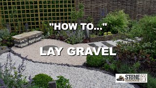 How To Lay Your Gravel [upl. by Aksehcnarf]