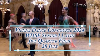 Vienna Dance Concourse 2024  Senior I Latin Jive WDSF  Quarter Final  28 July 2024 [upl. by Einuj82]