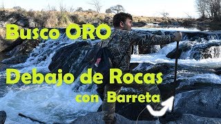 ORO COMO BUSCARLO 🔍 debajo de las roca 🔍trucos y 🔍técnica 2019 😱 [upl. by Ednarb408]