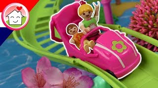 Playmobil filmpje Nederlands Achtbaan met Polly Pocket  Familie Huizer [upl. by Yddeg]