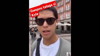 Kyle Echarri update in Madridyoutube youtubeshorts shortvideo handsome [upl. by Ocer]