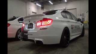 BMW F10 M5 2013  Meisterschaft GTC EV control Catback exhaust system Demonstration [upl. by Ardnaeel412]