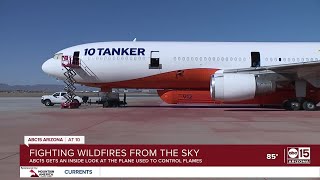 Take a look inside the DC10 Tanker that helped fight three Arizona wildfires this week [upl. by Zebulen902]