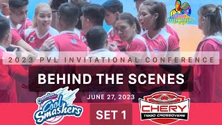 Creamline vs Chery Tiggo Set 1 2023 PVL Invitational Conference [upl. by Creath]