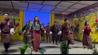 welcome dance by TDLSS staff 2023 Thrungten Moelam [upl. by Yreved]