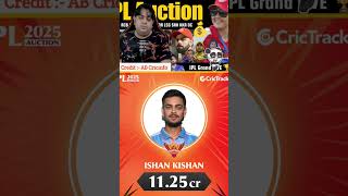 Ishan Kishan  IPL Auction 2025  AB Cricinfo [upl. by Droc639]