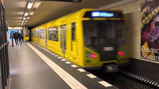 UBahn Berlin — H01 consist 5033 departing Bernauer Str U8 [upl. by Grannia336]