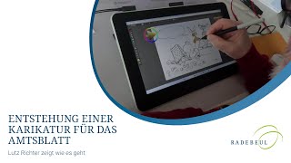 Wie eine Karikatur für das Amtsblatt entsteht [upl. by Kenji]