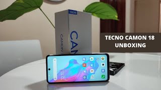 TECNO CAMON 18 UNBOXING [upl. by Nnyw]