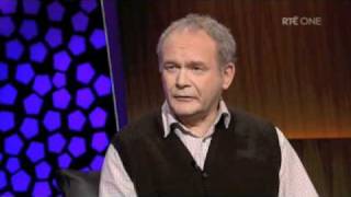 Martin McGuinness on the Late Late Show GOOD QUALITY Part 1 [upl. by Hayotal]