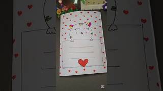 Cute Teachers Day Card art craft diy card shorts youtube [upl. by Slocum76]