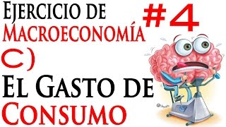 C El Gasto de Consumo  Ejercicio de Macroeconomía 4 [upl. by Anairotciv]