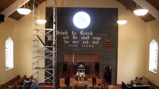 Allen Organ Installation in Enniskillen Free Presbyterian Church in under 3 mins [upl. by Anelra]