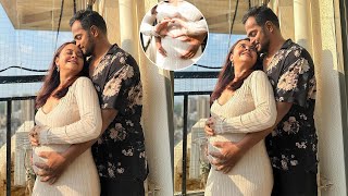 Pregnant Gopi Bahu Devoleena Bhattacharjee Flaunts Baby Bump in Husband’s Arms [upl. by Ecyob]