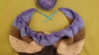 Circular Knitting Needle Life Line Hack [upl. by Eisdnil]